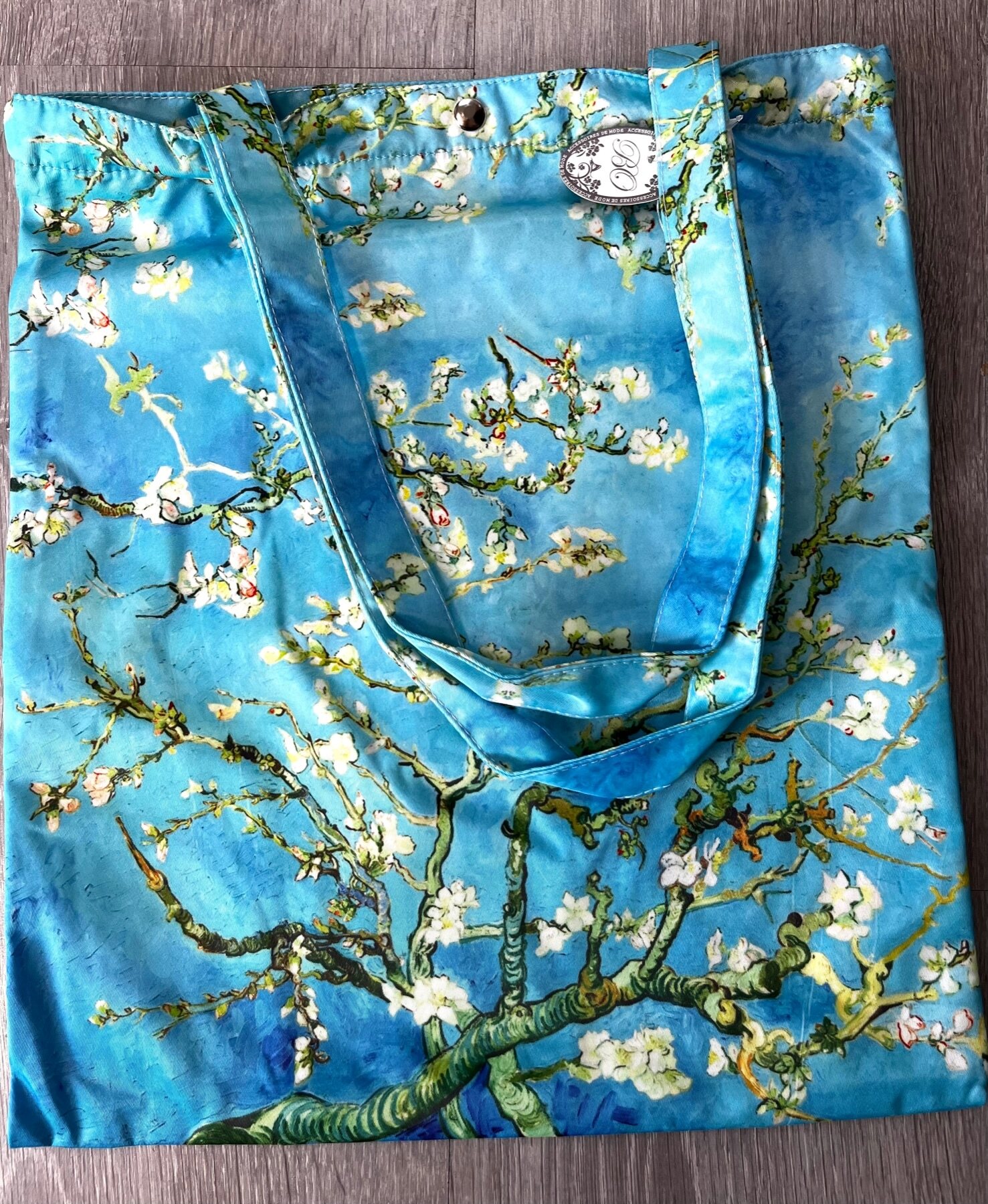 Ostoskassi taidekuvalla Van Gogh, Almond Blossom