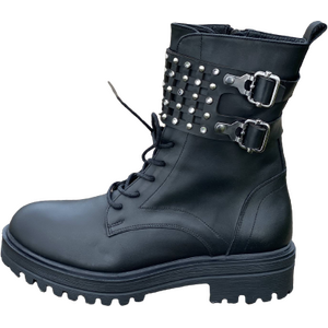 Mago Shoes mustat maiharit niittisomisteilla