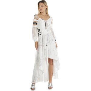 Elisa Cavaletti valkoinen showstopper juhlamekko