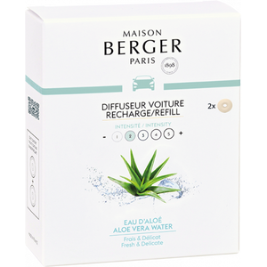 Maison Berger autoraikastimen täyttöpakkaus aloe vera Vesi