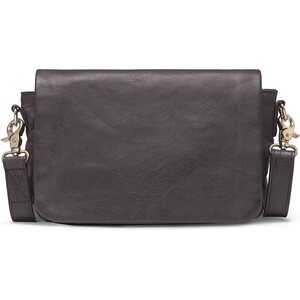 DEPECHE. nahkainen Tummanruskea cross body laukku
