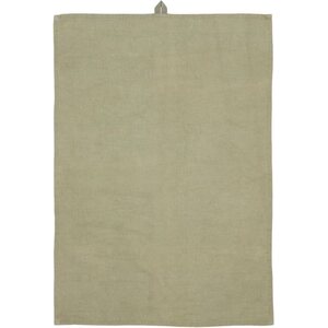 Ib Laursen vihertävänharmaa pellavapyyhe Freja, 50 * 70 cm