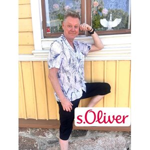 S. Oliver miesten tummansiniset reisitaskuhousut