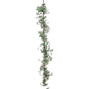 Mr. Plant Eucalyptusköynnös hopeanvärisillä palloilla ja kimalteella
