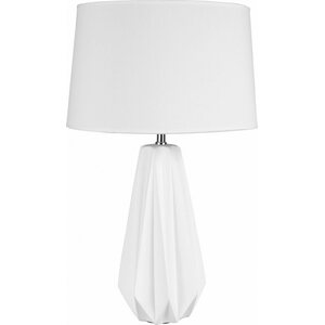 Cote Table Keraaminen mattavalkoinen valaisin, 62,5 cm